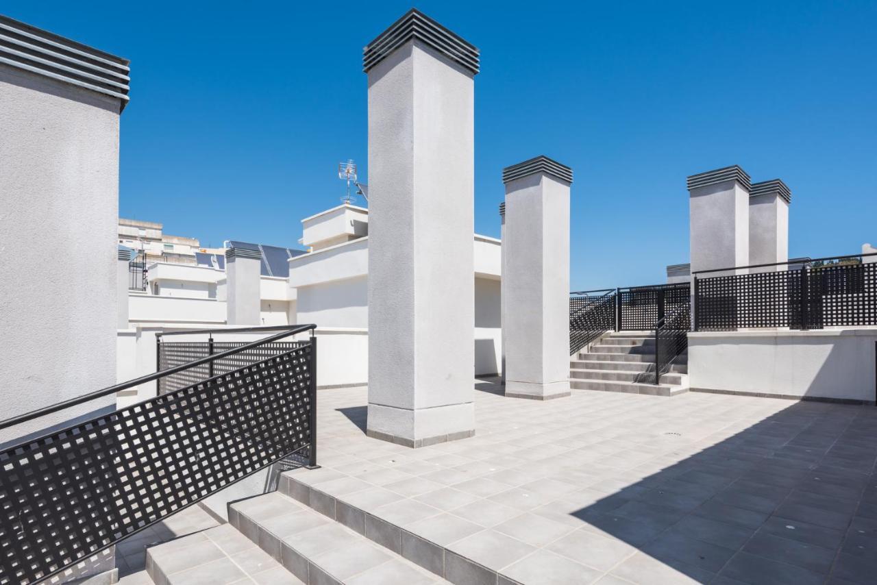 Atico terraza privada piscina centro ac nuevo 1hab Málaga Exterior foto