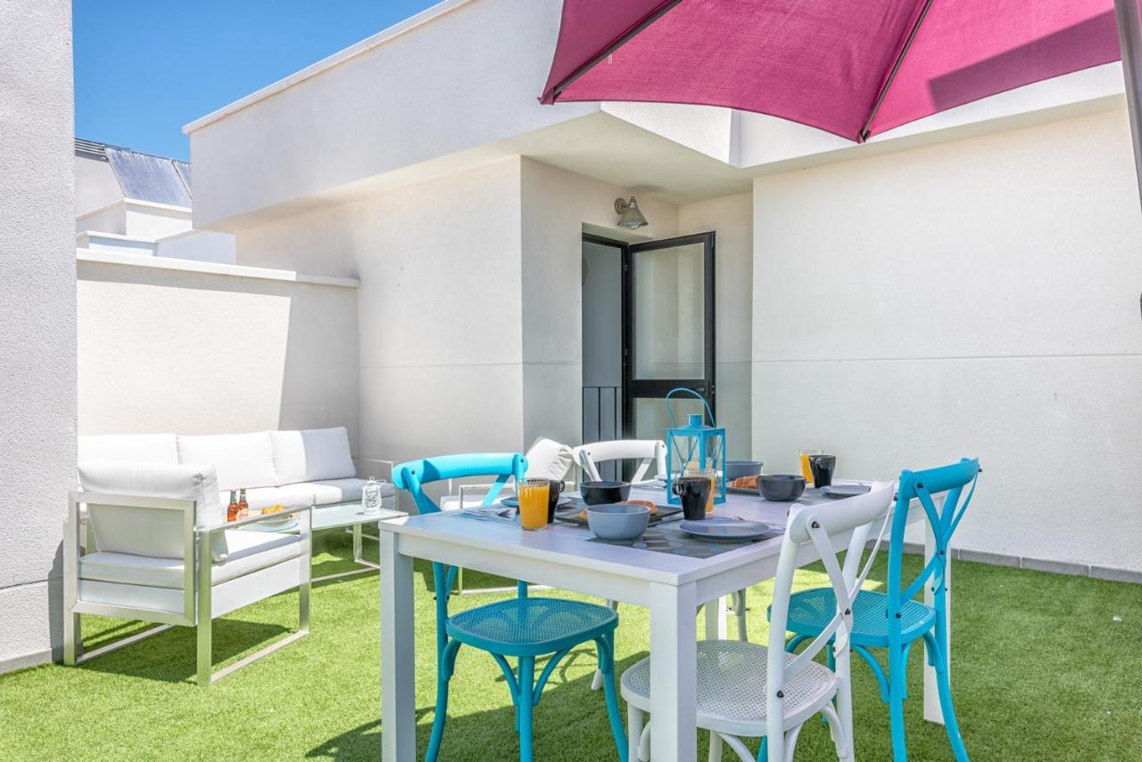 Atico terraza privada piscina centro ac nuevo 1hab Málaga Exterior foto
