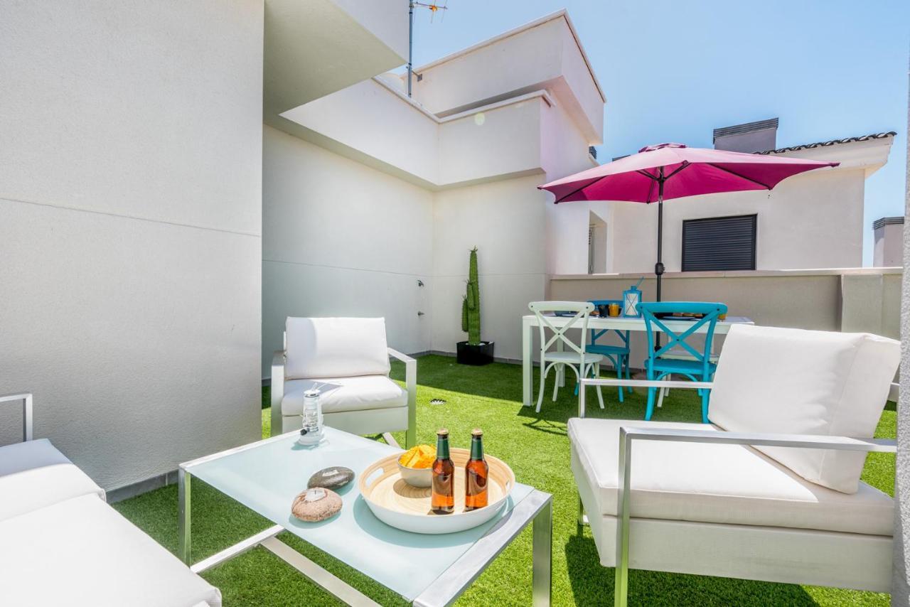 Atico terraza privada piscina centro ac nuevo 1hab Málaga Exterior foto