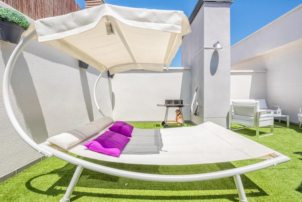 Atico terraza privada piscina centro ac nuevo 1hab Málaga Exterior foto