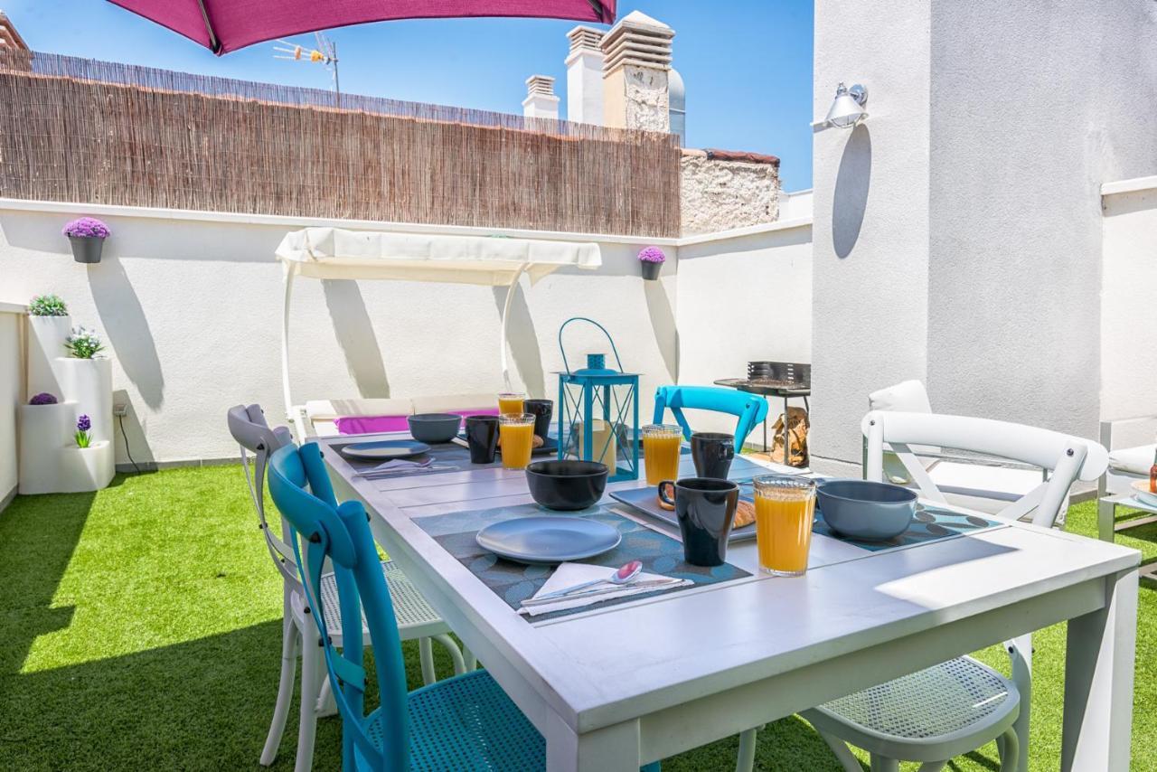 Atico terraza privada piscina centro ac nuevo 1hab Málaga Exterior foto